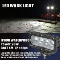 LED Work Light Car Truck Boat Driving Anti-Fog Offroad SUV Jeep Spot Lights 20V Driving Light with IP69K